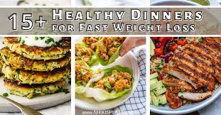 15 healthy dinners for fast weight loss