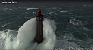 french lighthouses in terrifying storms