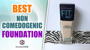 top 5 best non comedogenic foundation