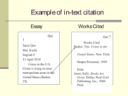 In Text Citation Quote From Website Mla In Text Citation