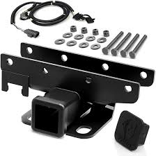 All the harness manufacturers at etrailer.com have a long lead to run under the car to the positive battery. Amazon Com Tyger Towing Combo 2inch Receiver Hitch Wiring Harness Hitch Cover Fits 2007 2018 Wrangler Jk 2dr 4dr Exclude 2018 Jl Models Automotive