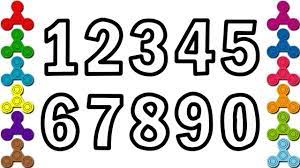 Dạy bé học đếm số Tiếng anh(Learn Number) | Bé tập tô màu chữ số từ 0 đến 9  - Dạy vẽ tranh và tô màu dành cho bé - Kho gấu