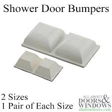 Bumpers For Protecting Glass Shower Doors