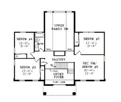 Colonial House Plan With 2 Story Foyer