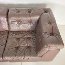 brown leather corner sofa from de sede