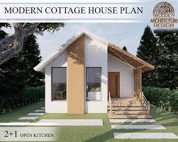 Modern Cottage House Plan2 Bedroom 1