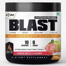 atom blast advanced pre workout 100gms