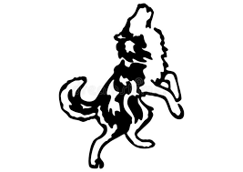 Okay a while back tala had asked me to do a. Drawing Of Black Wolf With White Background Stock Illustration Illustration Of Disegno Icon 173344084