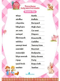 Baby scramble answer key recognizing the quirk ways to get this ebook baby scramble answer key is additionally useful. 25 Free Printable Baby Shower Word Scramble Games