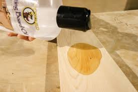 how to use mineral oil as a wood finish