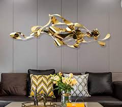 Welcome to luxedecor, your premier online showroom. Amazon Com My Aashis Gold Color Metal Material 3d Wall Decoration Luxury Home Decoration Pieces Home Kitchen