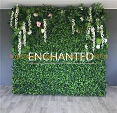 Encryption Artificial Plant Grass Wall