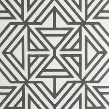 walpole black geometric wallpaper taupe