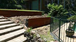 Corten Steel Retaining Wall