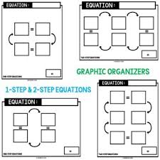 one step two step graphic organizers