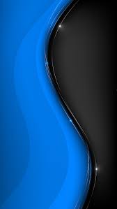 black n blue abstract android
