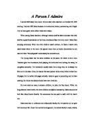 Help On Writing Essay Describing A Person