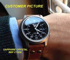ct030 flat sapphire crystal seiko 5