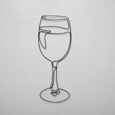 Kitchen Decoration Wire Wine Glass