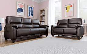 Brown Leather Sofa