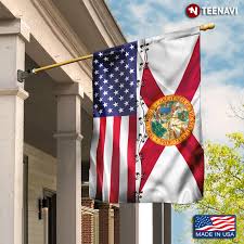 Florida American Garden Flag House Flag