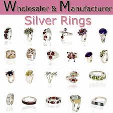 whole rings semi precious gemstone