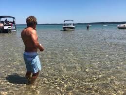 torch lake michigan sand bars snack