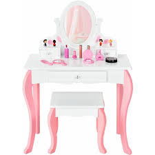 kids vanity makeup dressing table stool