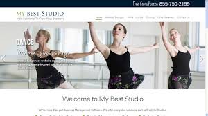 Pin By My Best Studio On Dance Studio Web Design Website