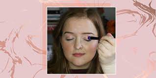 applying makeup with a visual impairment