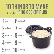 They can also be used to make different grains, like quinoa and oatmeal. Rice Cooker Plus Recipes Jen Haugen