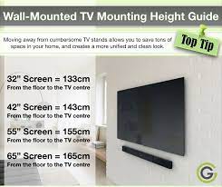 In addition, each tv model has a different viewing. Tv Wall Mount Correct Mounting Height Guide Wall Mounted Tv Diy Tv Wall Mount Tv Wall