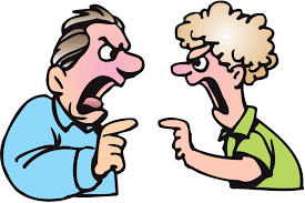 Image result for images of a cartoon quarrel
