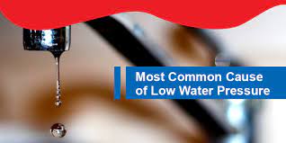 what causes low water pressure