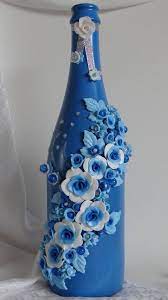 Bottle Crafts Paper Vase Diy Vase