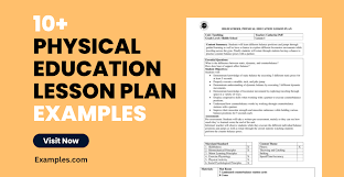 physical education lesson plan 10