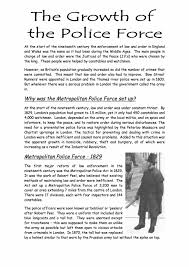 the growth of the police force in the th century facts information the growth of the police force in the 19th century