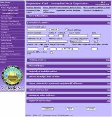 incomplete voter registration