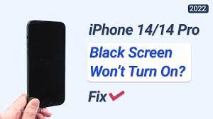 fix iphone 14 14 pro black screen