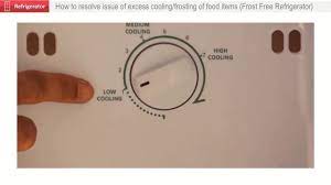 8. LG Frost Free Refrigerator – How to fix issue of excess cooling/frosting  of food? - YouTube