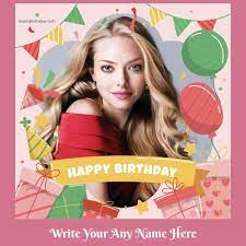 birthday frame wishes card create