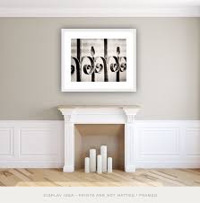 Wrought Iron Wall Art Black And White
