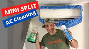 how to clean ductless mini split air