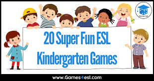 20 super fun esl kindergarten games