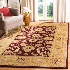 safavieh clic cl244a 8 3 x 11 0 burgundy gold area rug