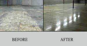remove epoxy from concrete floors