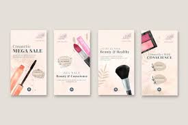 cosmetics insram stories collection