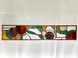 natural stained glass panel vertical