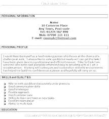 Profile Example On Resume Simple Resume Format