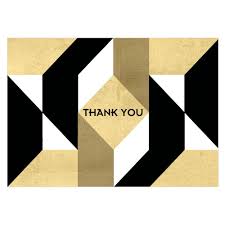 Color Theory Boxed Thank You Notes In Black 8 Note Cards 8